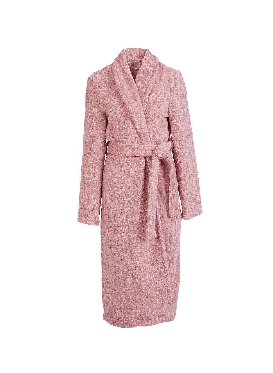 Rose pink - Terrycloth Robe | Fleur du Mal - DEMO