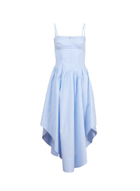 Poplin Cupped Midi Dress