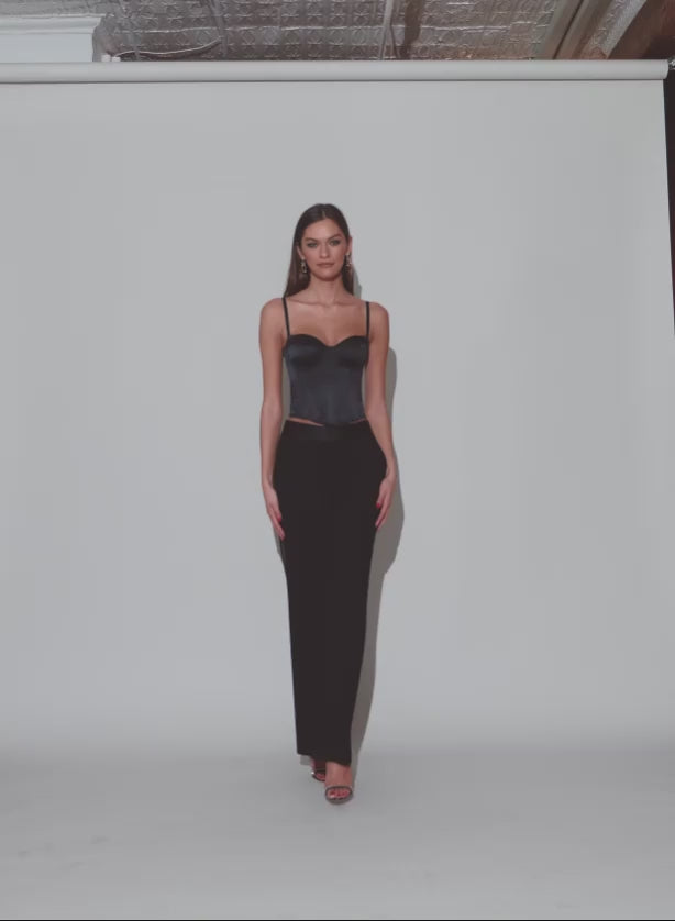 Black - Tuxedo Pant | Fleur du Mal - DEMO