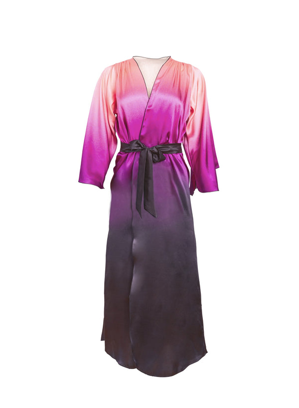 Ombre print - Long Angel Sleeve Robe | Fleur du Mal - DEMO
