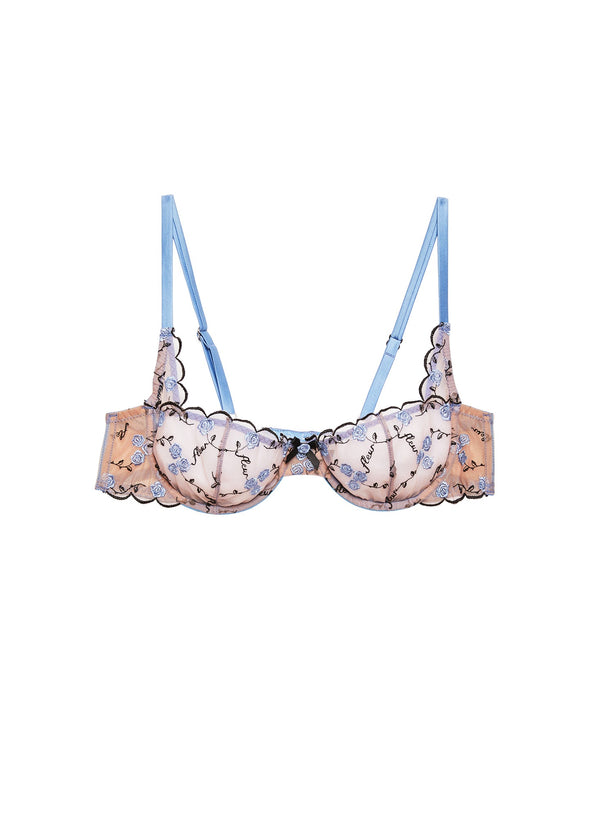 Ciel - Rose &amp; Vine Embroidery Balconette | Fleur du Mal - DEMO
