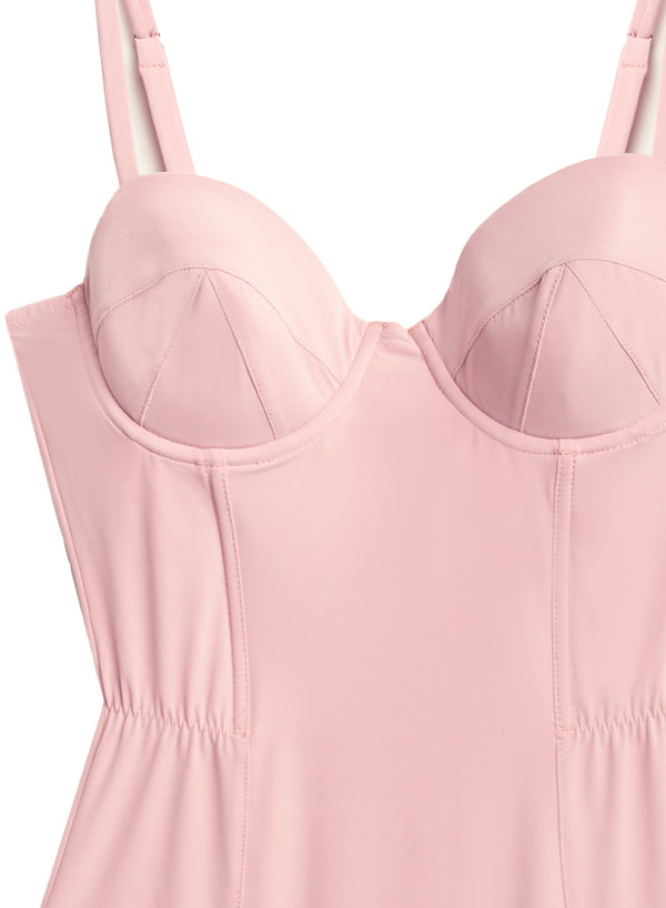 Rose pink - Eco Luxe Jersey Bullet Bodysuit | Fleur du Mal - DEMO