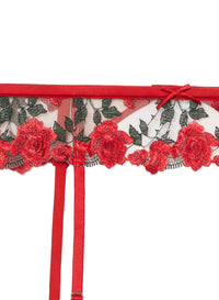 Roses & Thorns Garter Belt