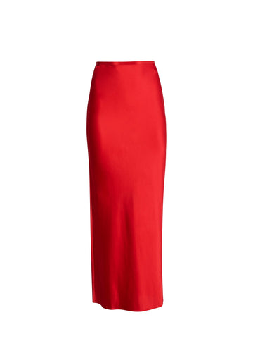 Rouge - Silk Bias Cutout Skirt | Fleur du Mal - DEMO