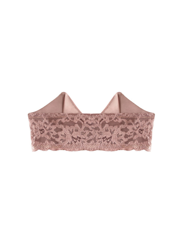Tan - Charlotte Bandeau Bra | Fleur du Mal - DEMO