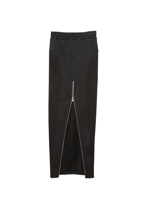 Black - Unzip Me Maxi Skirt | Fleur du Mal - DEMO