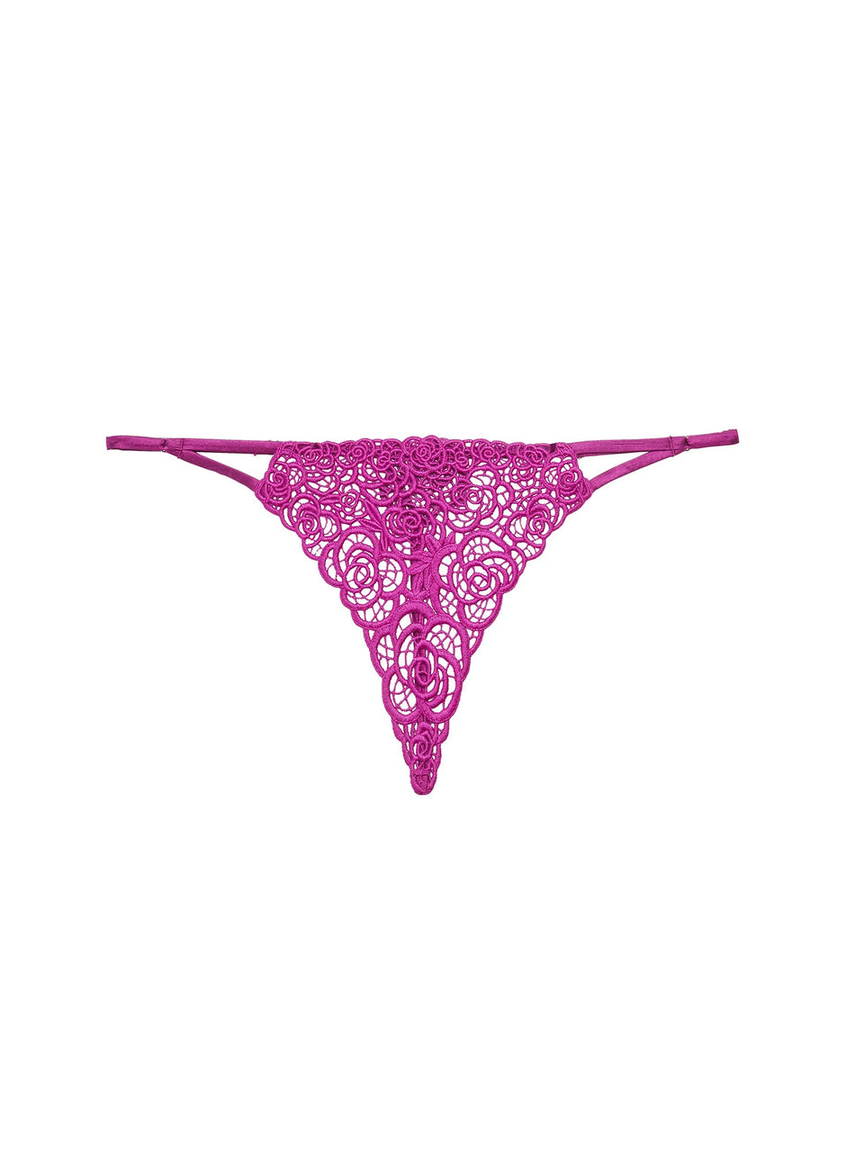 Vixen - Fleur Guipure V-String | Fleur du Mal - DEMO