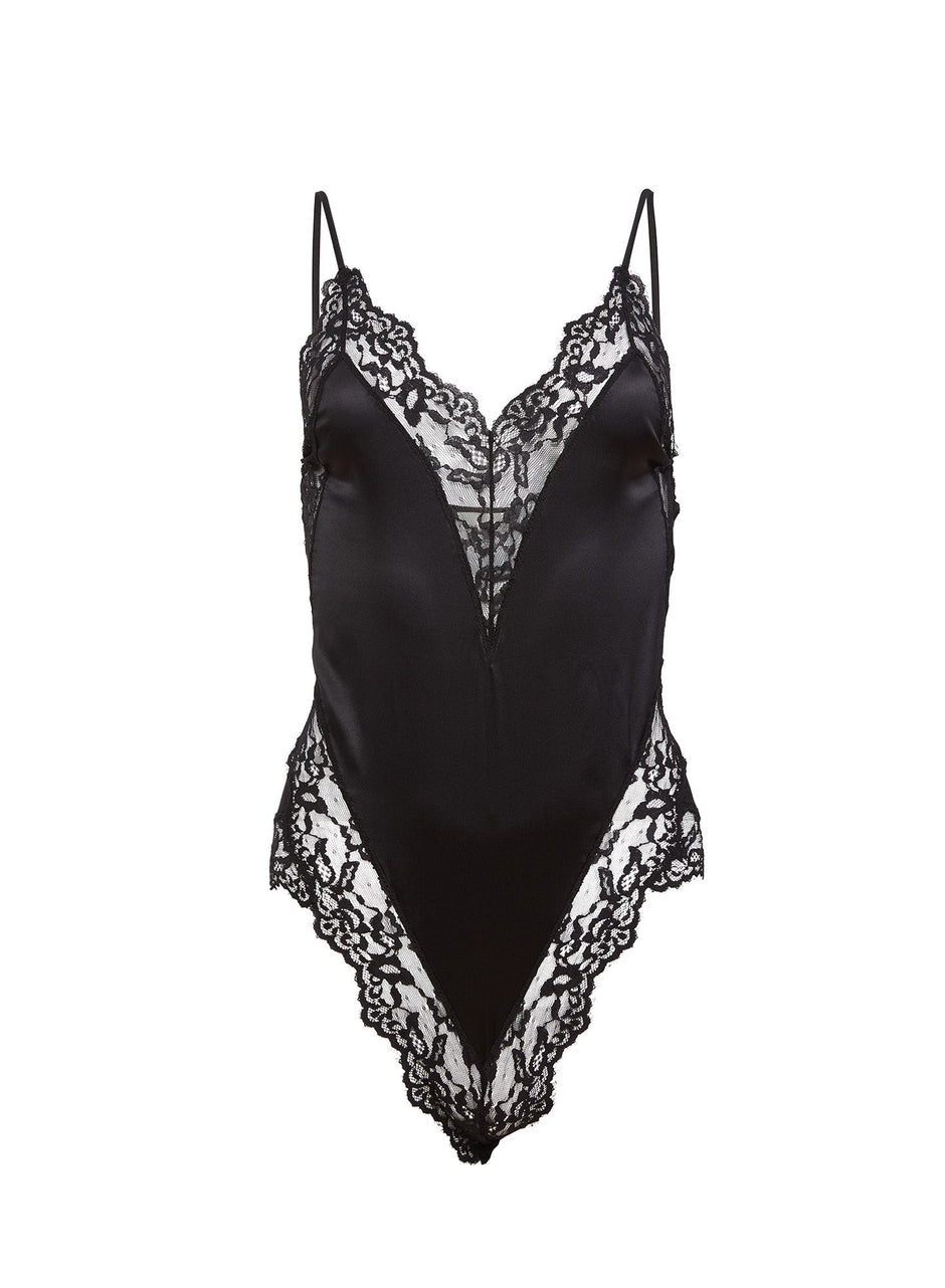 Black - Venus Lace Teddy | Fleur du Mal - DEMO