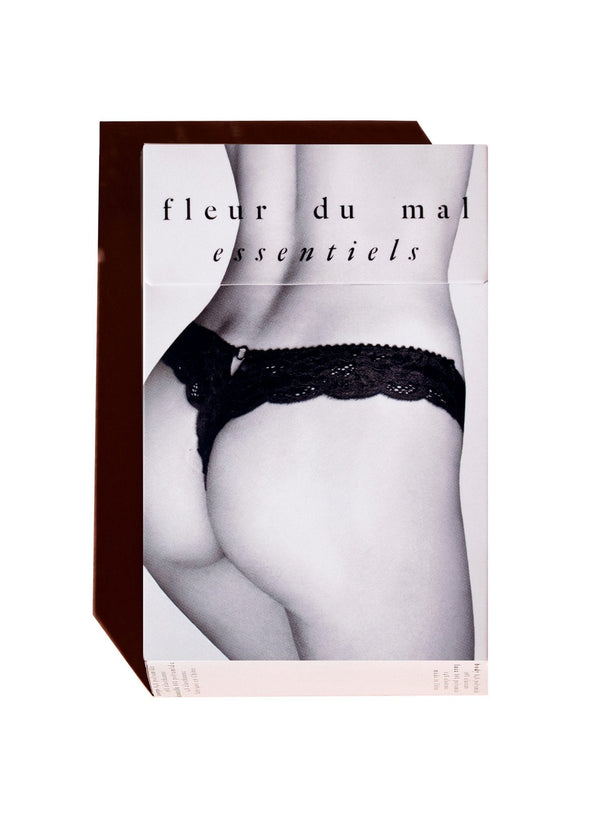 Ivory - Charlotte Lace Seamless Thong | Fleur du Mal - DEMO