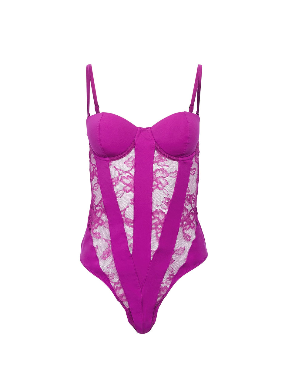 Wildberry - Cupped Bodysuit | Fleur du Mal - DEMO