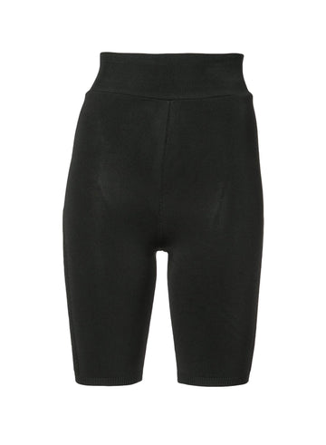 Black - Knit Bike Shorts | Fleur du Mal - DEMO