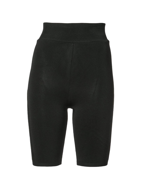 Black - Knit Bike Shorts | Fleur du Mal - DEMO