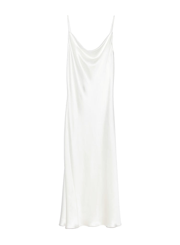 Ivory - Cowl Neck Slip Dress | Fleur du Mal - DEMO