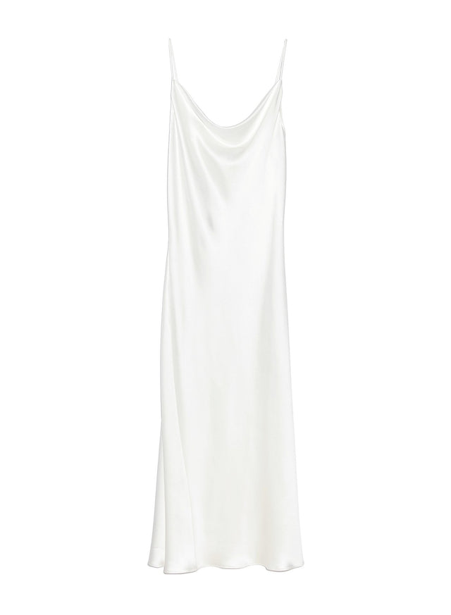 Ivory - Cowl Neck Slip Dress | Fleur du Mal - DEMO