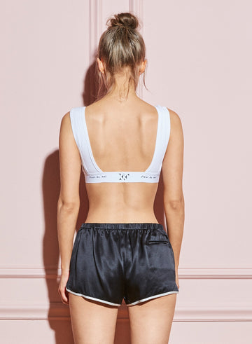 Black - Pajama Short | Fleur du Mal - DEMO
