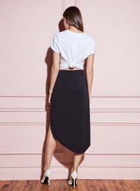 Jersey Draped Skirt