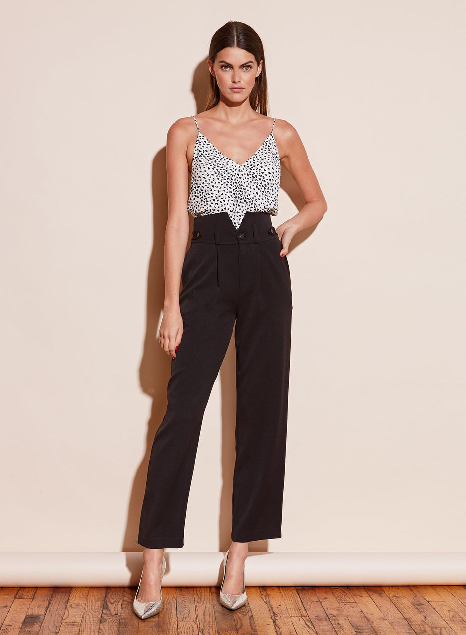 Black - V-Yoke Trouser | Fleur du Mal - DEMO