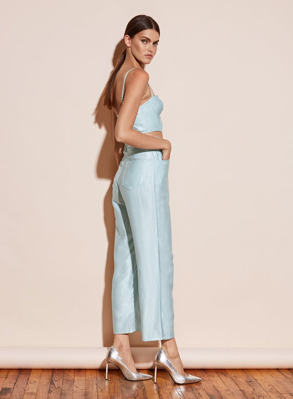 Whisper mint - Denim Silky Jeans | Fleur du Mal - DEMO
