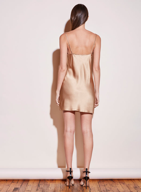 Moonstone - Short Cowl Neck Slip | Fleur du Mal - DEMO