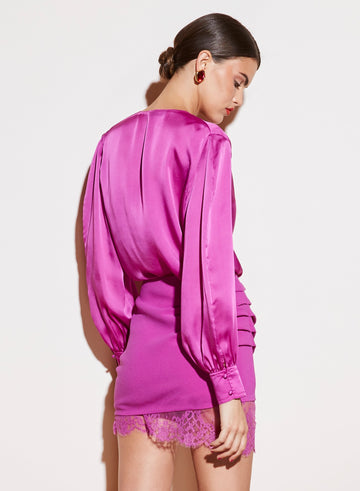 Passion - Side Draped Skirt | Fleur du Mal - DEMO