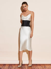 Zip Powermesh Corset Belt