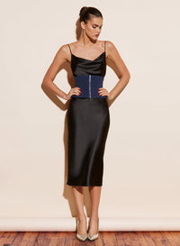 Cowl Neck Slip Dress