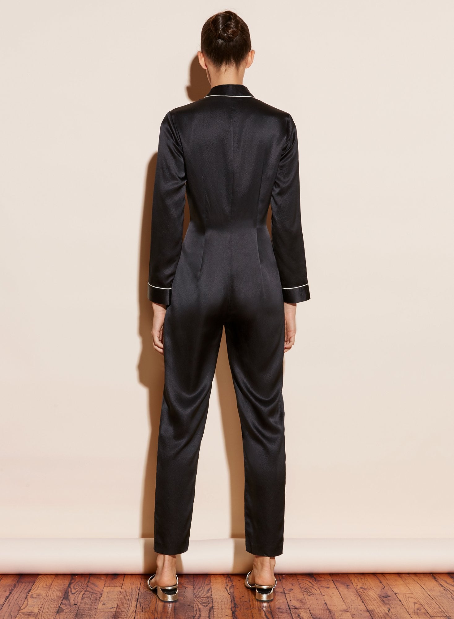 Silk Pajama Jumpsuit