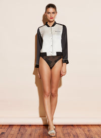 Lace Garcon Bodysuit