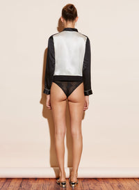 Silk Logo Bomber