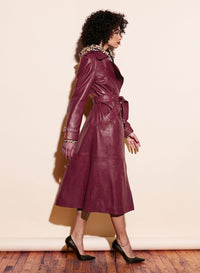 Leather Trench Coat