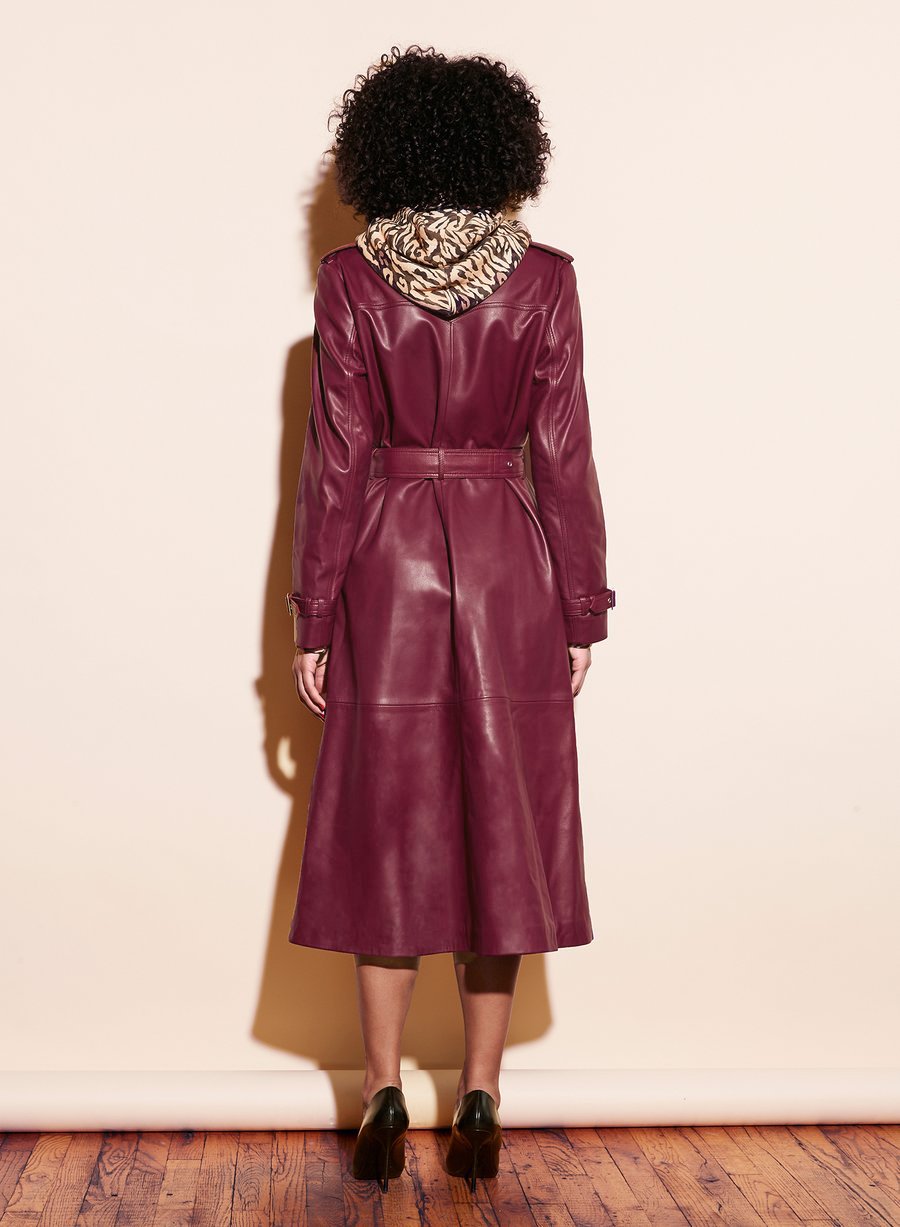 Leather Trench Coat