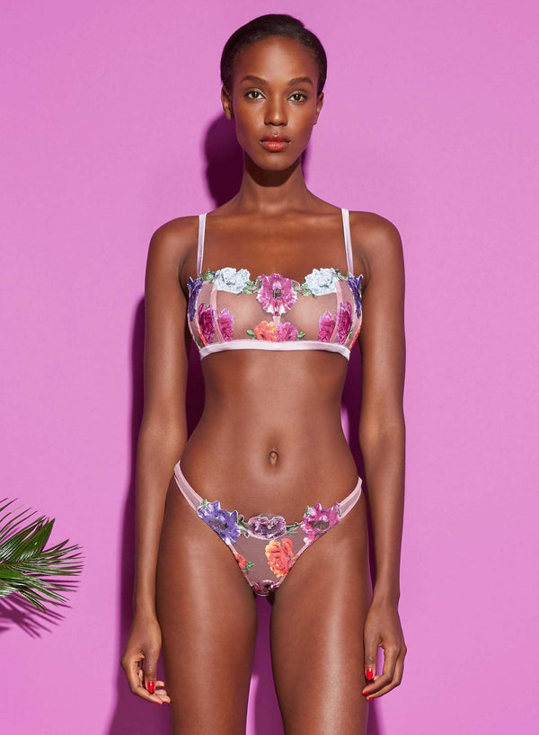 Sweet pea - Monet Embroidered Cheeky | Fleur du Mal - DEMO