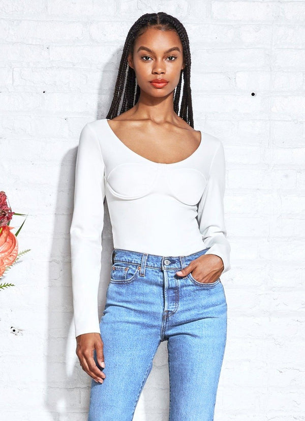 Ivory - Underwire Bodysuit | Fleur du Mal - DEMO