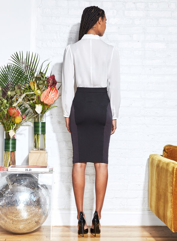 Creme - Necktie Blouse | Fleur du Mal - DEMO