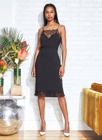 Rose Lace Appliqué Slip