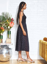 Broderie Bodysuit Dress