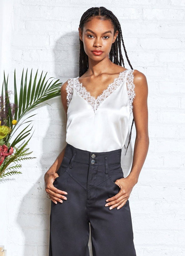 Creme - Margo Lace Cami | Fleur du Mal - DEMO