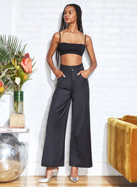 Twill High Waist Jean