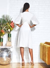 Corset V-Neck Dress