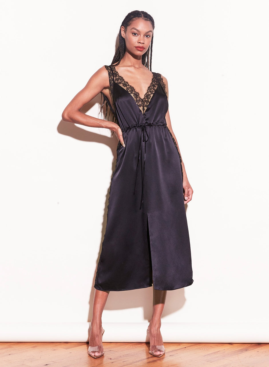 Black - Margo Lace Dress | Fleur du Mal - DEMO