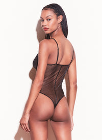 Logo Embroidered Tricot Bodysuit
