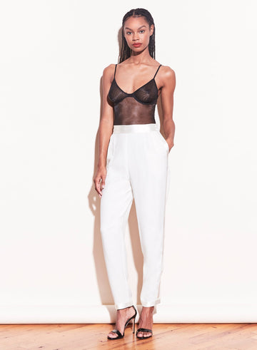 Ivory - Tuxedo Pants | Fleur du Mal - DEMO