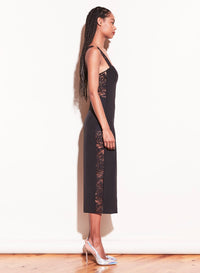 Lace Insert Dress