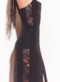 Lace Insert Dress
