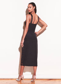 Lace Insert Dress