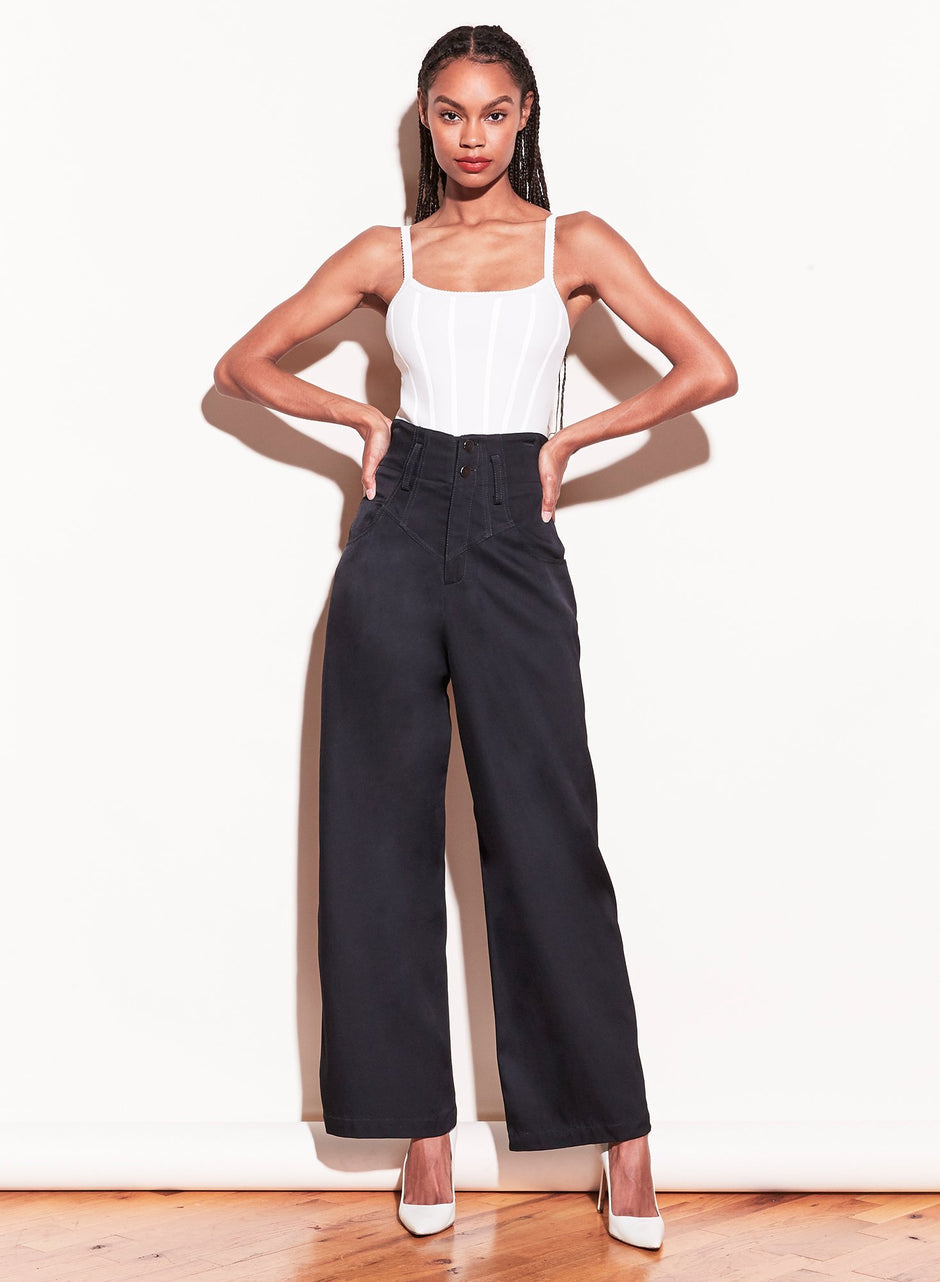Ivory - Knit Corset Top | Fleur du Mal - DEMO