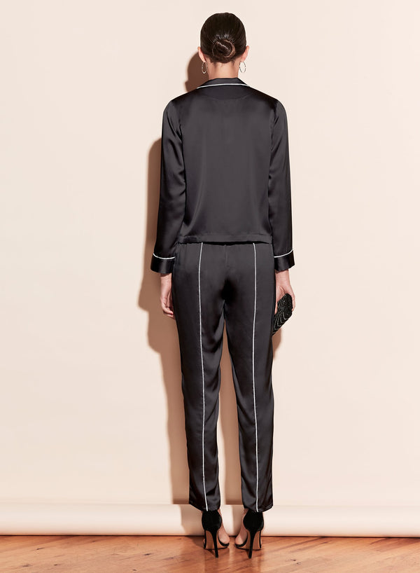 Black - Fleur PJ Top | Fleur du Mal - DEMO