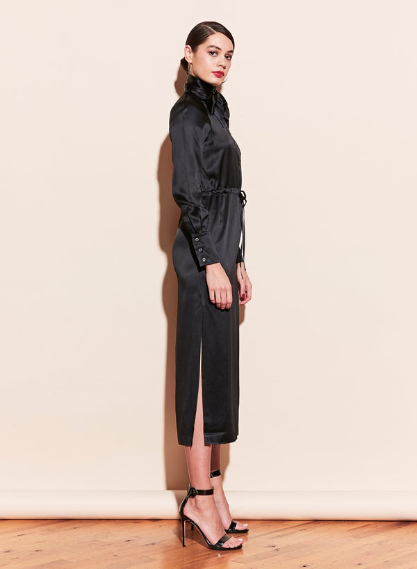 Black - Tie Me Up Dress | Fleur du Mal - DEMO