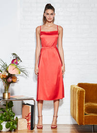 Strappy Back Apron Dress