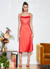 Strappy Back Apron Dress